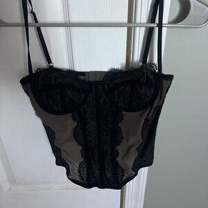 Women's Urban Outfitters Out From Under Modern Love Corset, Black, Small/Medium